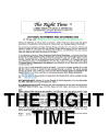 Astro Economics' The Right Time